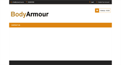 Desktop Screenshot of bodyarmour.ie