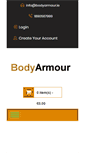 Mobile Screenshot of bodyarmour.ie