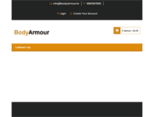 Tablet Screenshot of bodyarmour.ie